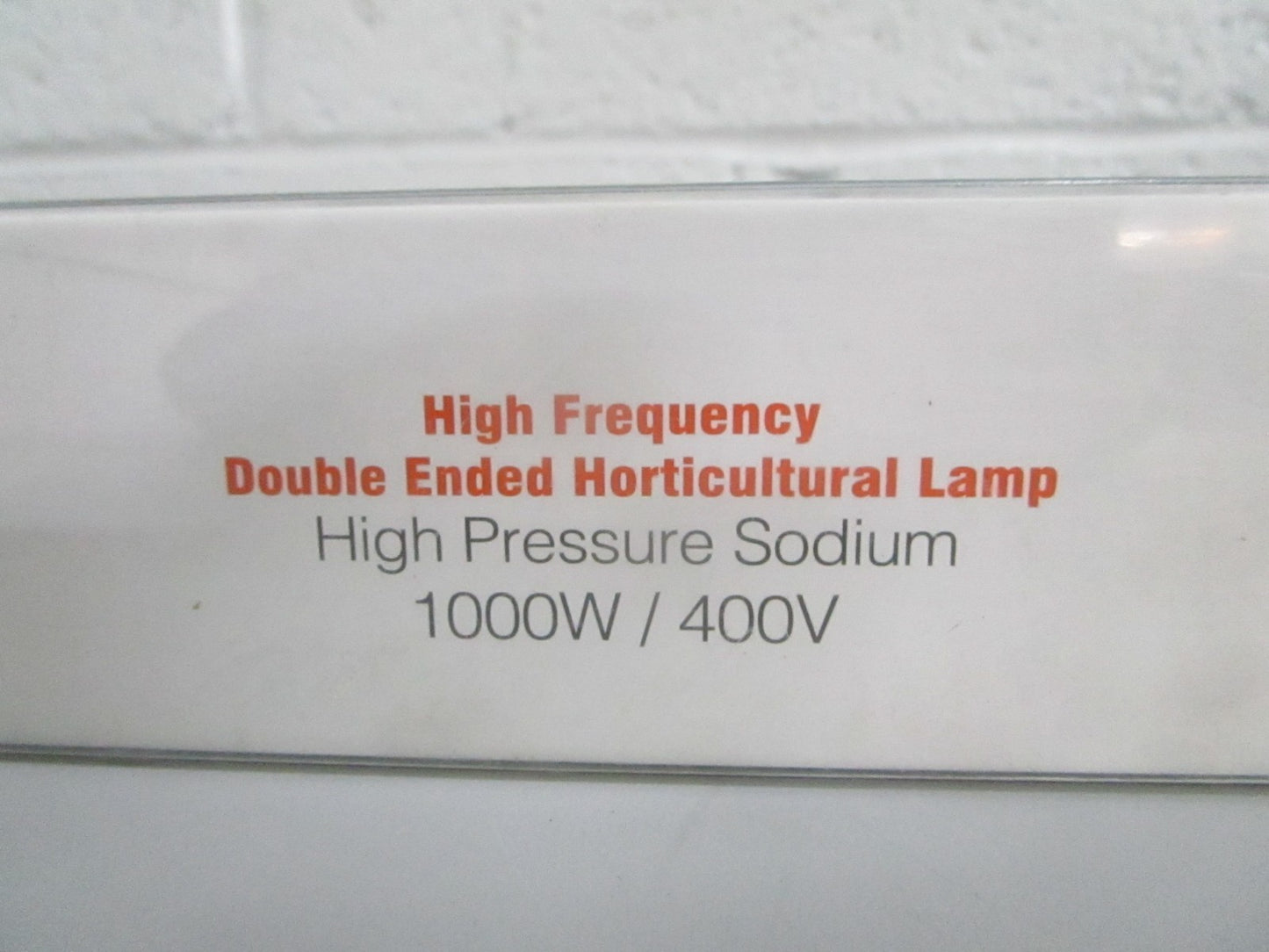 Nanolux MaxPar NEW 1000W DE HPS Grow Light Lamp 400V NOS 0820