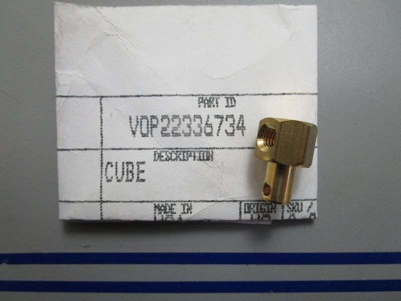 *NEW OEM* 0770 Volvo Penta Shift Cable End Cube 22336734