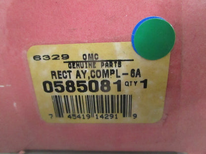 NEW OEM 585081 0585081 OMC Johnson Evinrude 6A Rectifer 0820
