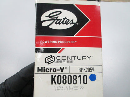 NEW K080810 Gates Micro-V Serpentine Belt 0810
