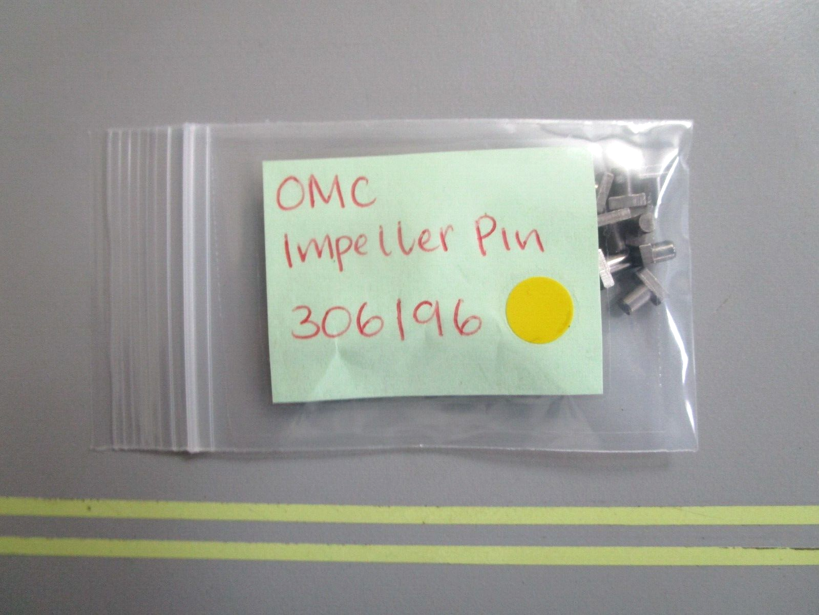 *NEW OEM* (LOT OF 2) 0750 OMC Johnson Evinrude IMPELLER PIN 306196 0306196