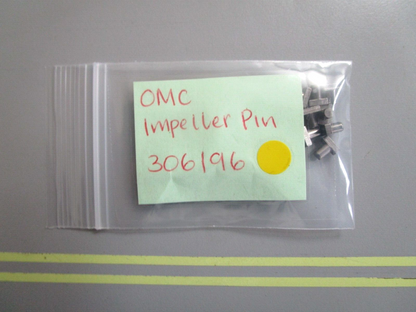 *NEW OEM* (LOT OF 2) 0750 OMC Johnson Evinrude IMPELLER PIN 306196 0306196