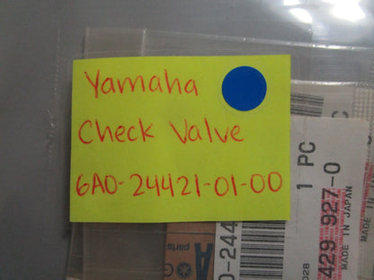 *NEW OEM* 0810 Yamaha Check Valve 6A0-24421-01-00