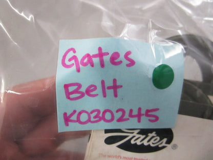 Gates K030245 Micro-V Serpentine Belt 3-Rib 25.25in (LOT OF 2) NEW 0810