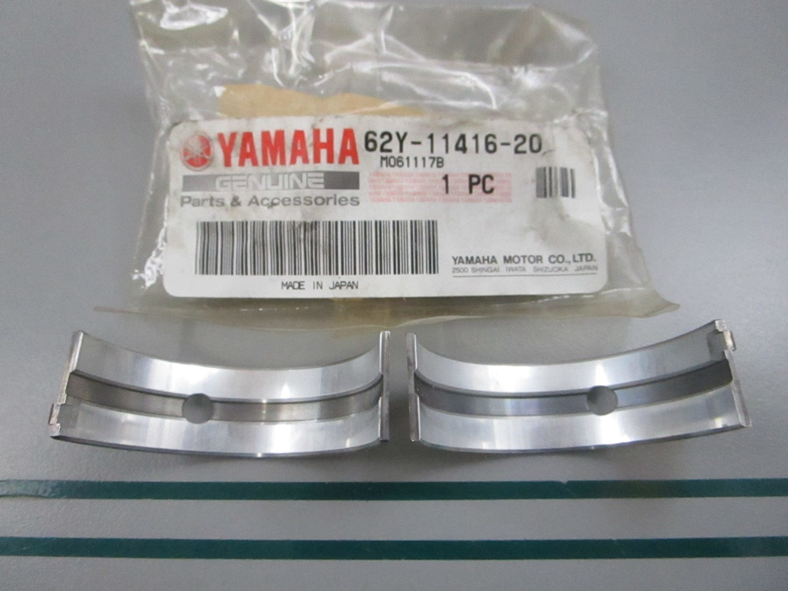 NEW OEM (LOT OF 2) 62Y-11416-20-00 Yamaha Crankshaft Bearing 0810