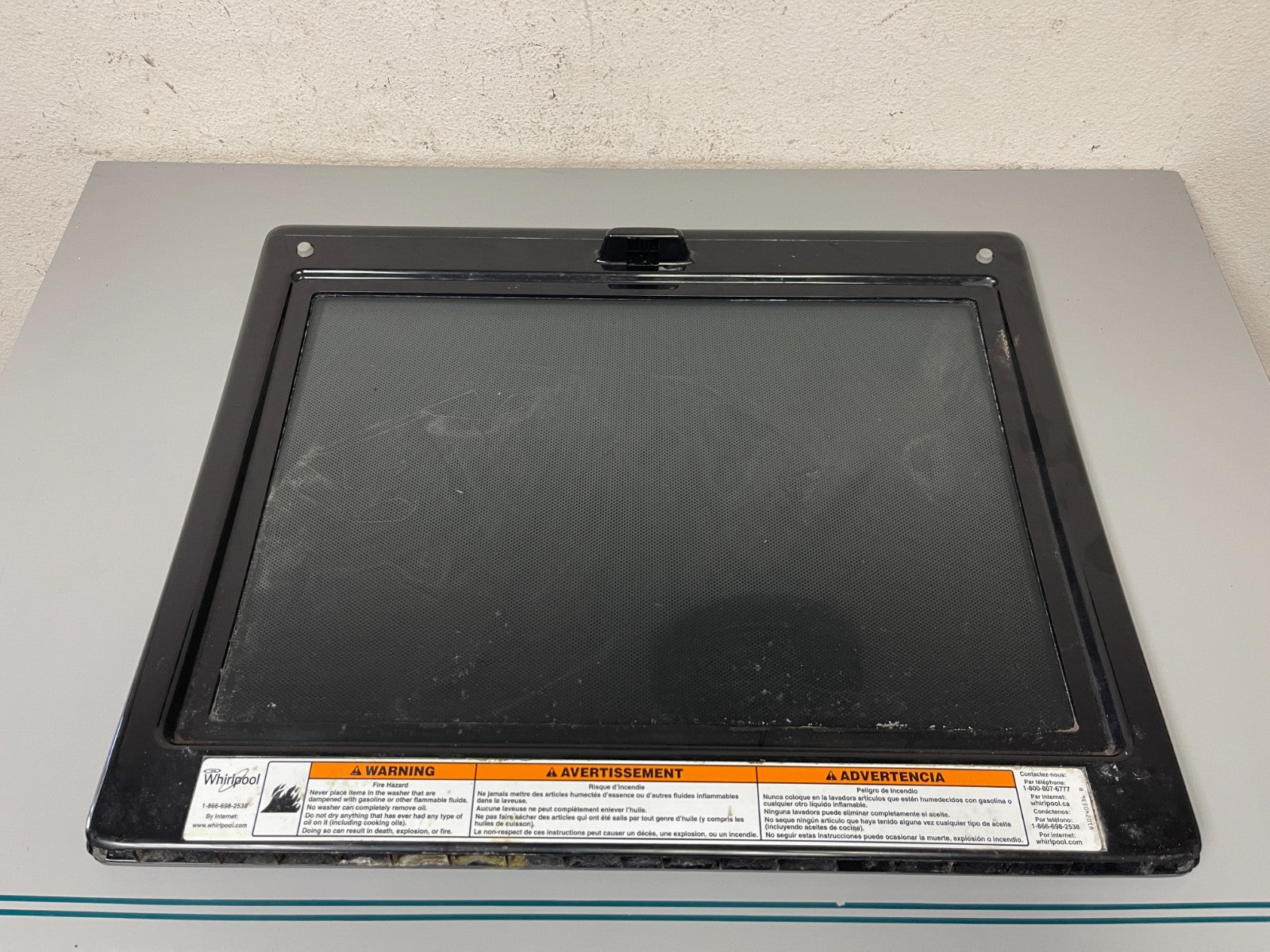 NEW OEM W10535776 Whirlpool Outer Door Glass 0820