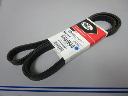 NEW K060868 Gates Micro-V Green Stripe 13/16" x 87 ⅜" Serpentine Belt 0720