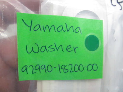 NEW OEM (LOT OF 5) 92990-18200-00 Yamaha Washer 0810