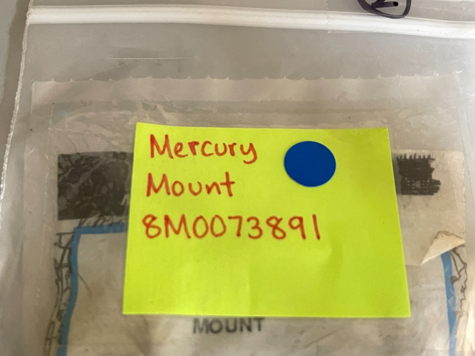 *NEW OEM* 0810 Mercury Quicksilver Mount 8M0073891