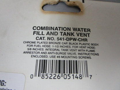 NEW OEM Perko 541-DWP-CHR Combination Water Fill & Tank Vent 0720