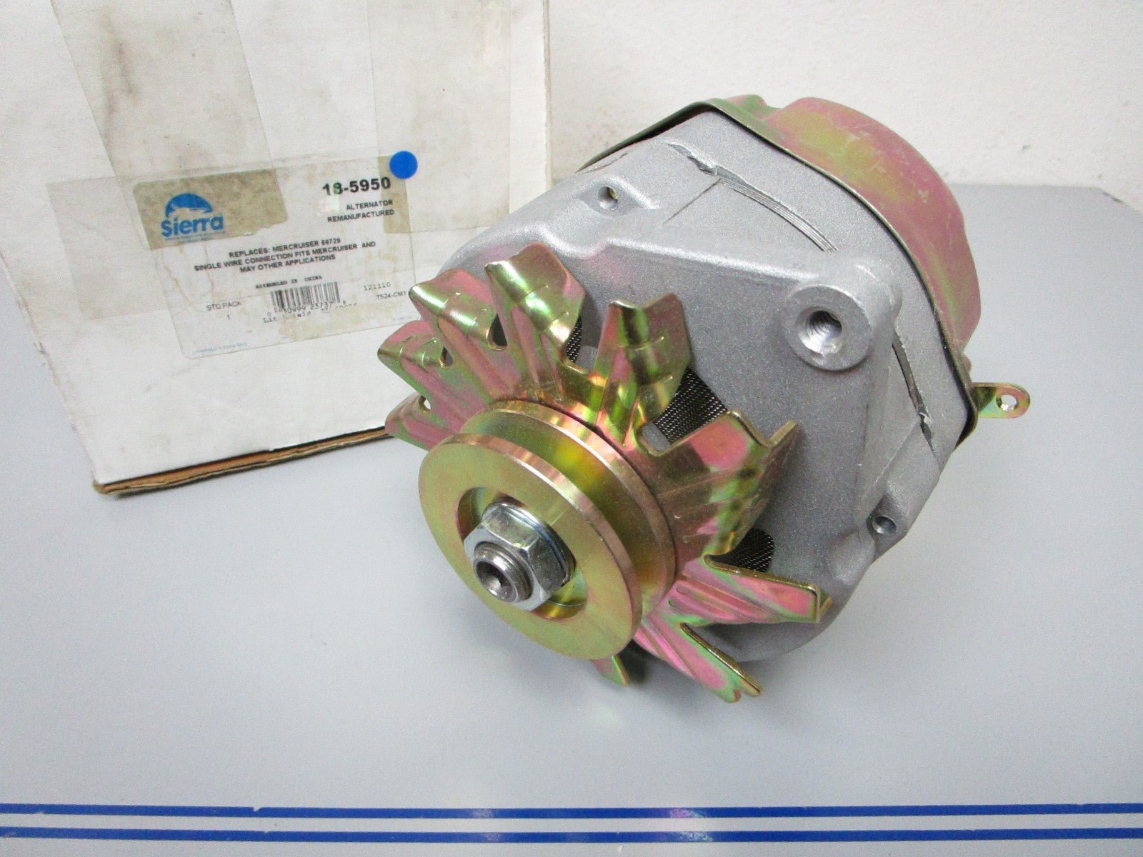NEW 18-5950 Replaces: Mercruiser 69729 Sierra Remanufactured Alternator 0720