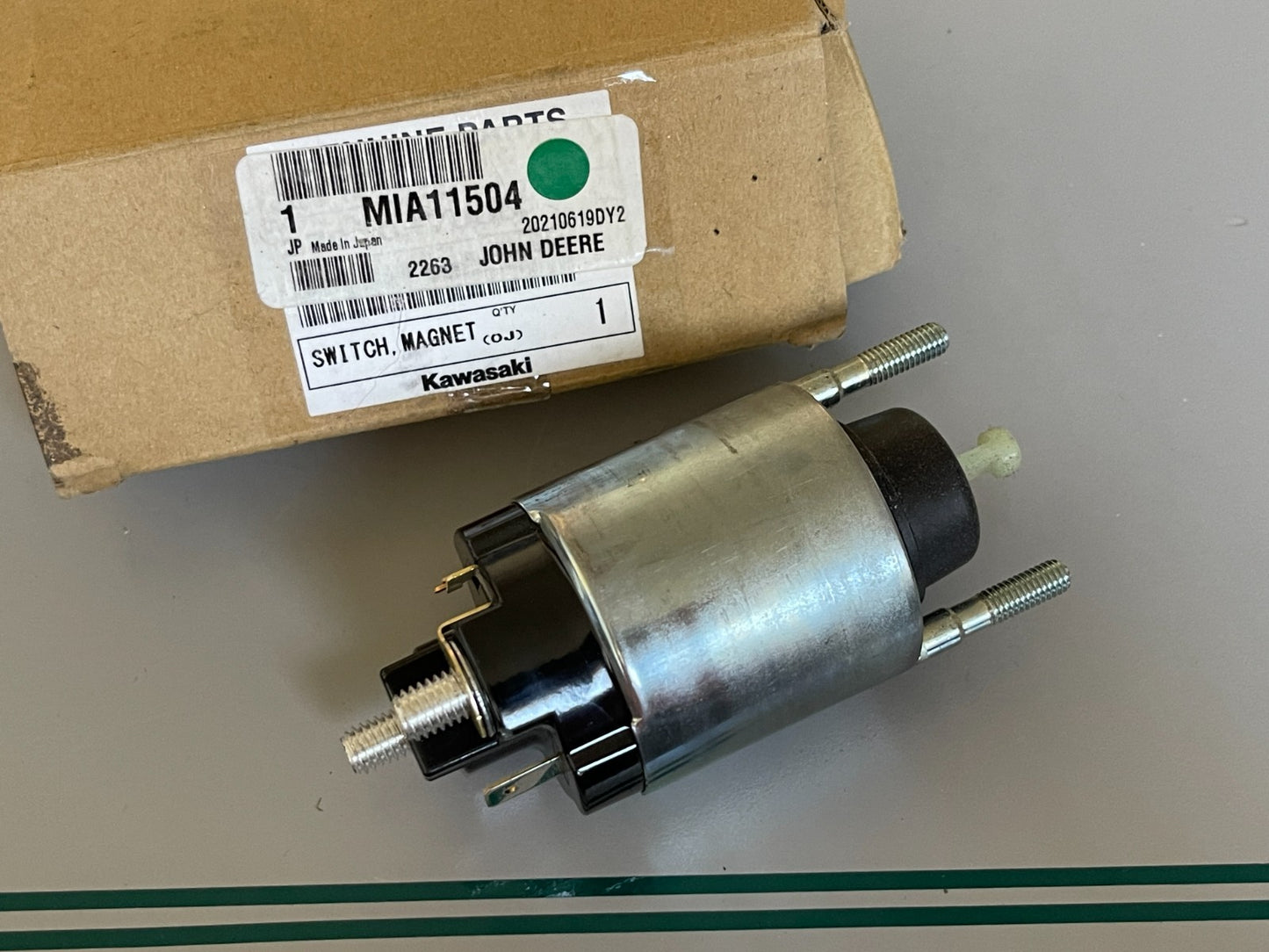 John Deere MIA11504 NEW OEM Starter Solenoid 12V X300 X500 X700 ZTrak LX 0720