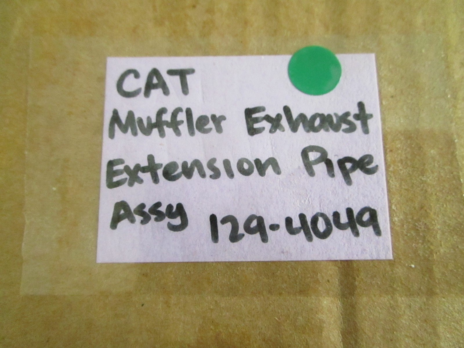 NEW OEM 129-4049 CAT Muffler Exhaust Extension Pipe Assy 0820