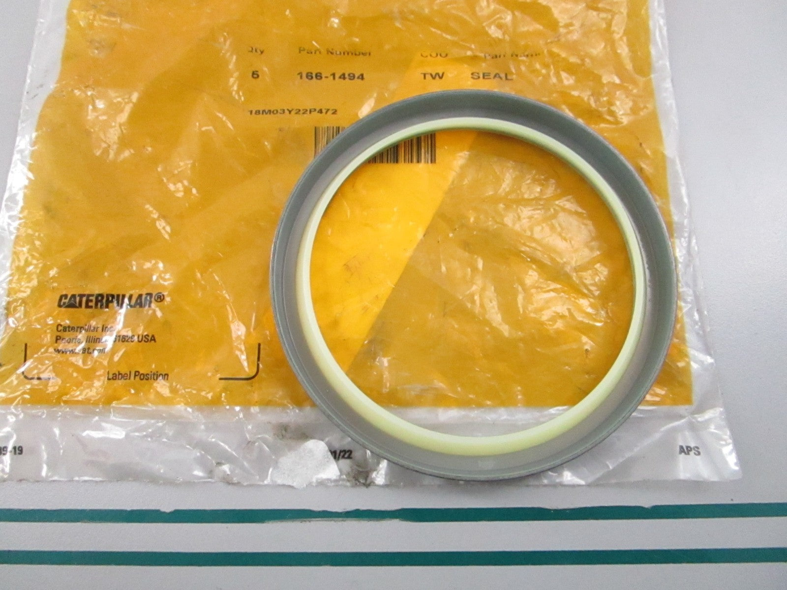 NEW OEM 166-1494 CAT Seal 0810