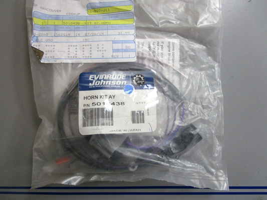 *NEW OEM* 0810 OMC Johnson Evinrude Horn Kit Assembly 5010438