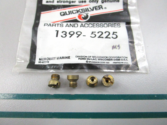 NEW OEM (LOT OF 4) 1399-5225 Mercury Quicksilver .054 Main Jet 0810