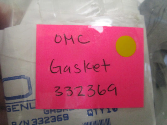 *NEW OEM* (LOT OF 2) 0810 OMC Johnson Evinrude Gasket 332369 0332369