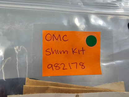 NEW OEM 982178 0982178 OMC Johnson Evinrude Shim Kit 0810