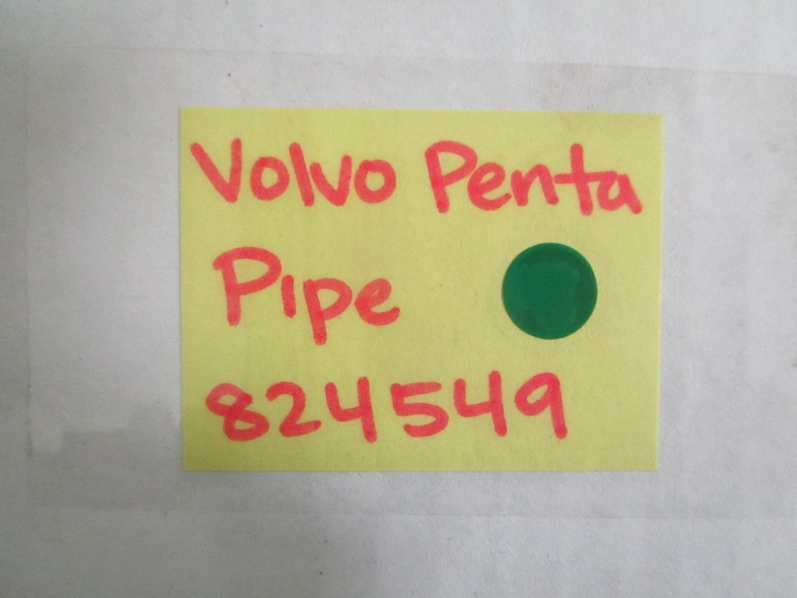 NEW OEM 824549 Volvo Penta Pipe 0820