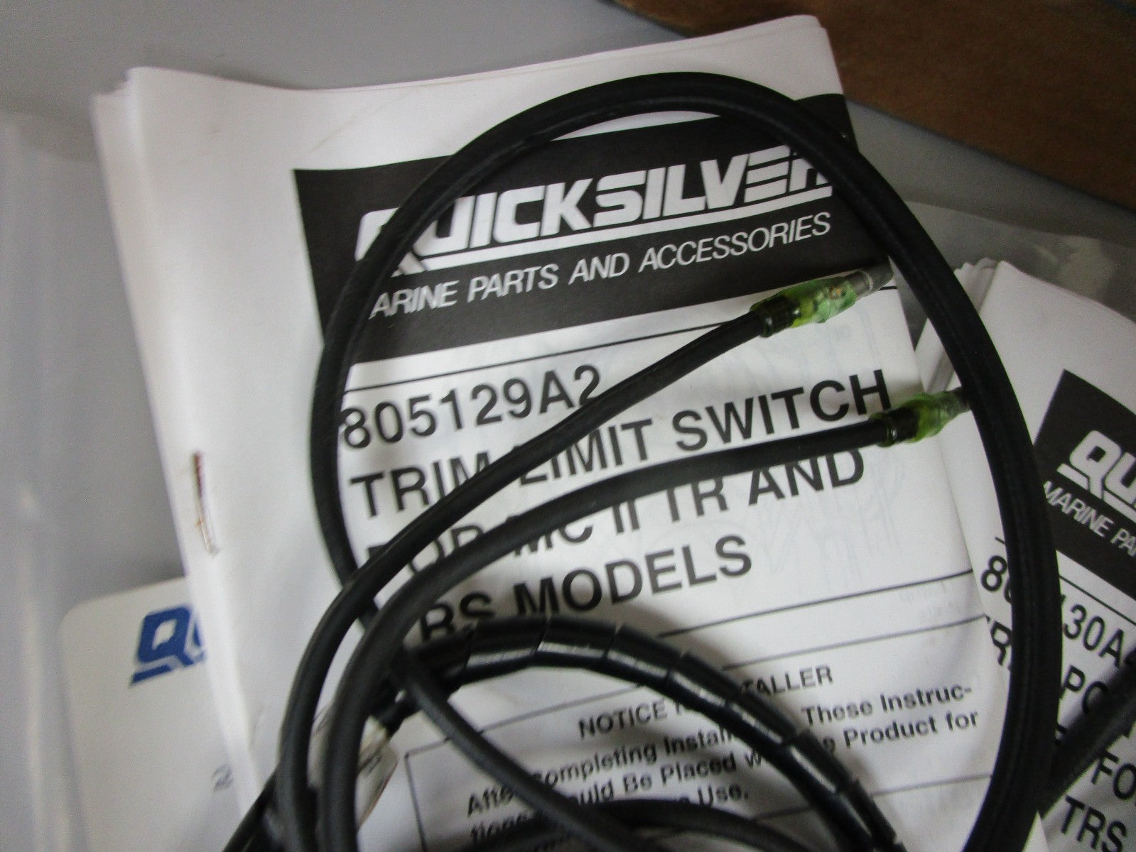 NEW OEM 805320A2 Mercury Quicksilver Trim Sender Kit 0720