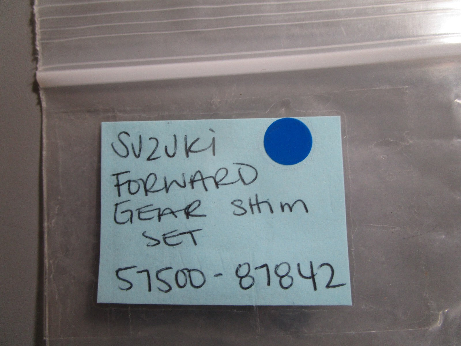 *NEW OEM* 0810 Suzuki Forward Gear Shim Set 57500-87842
