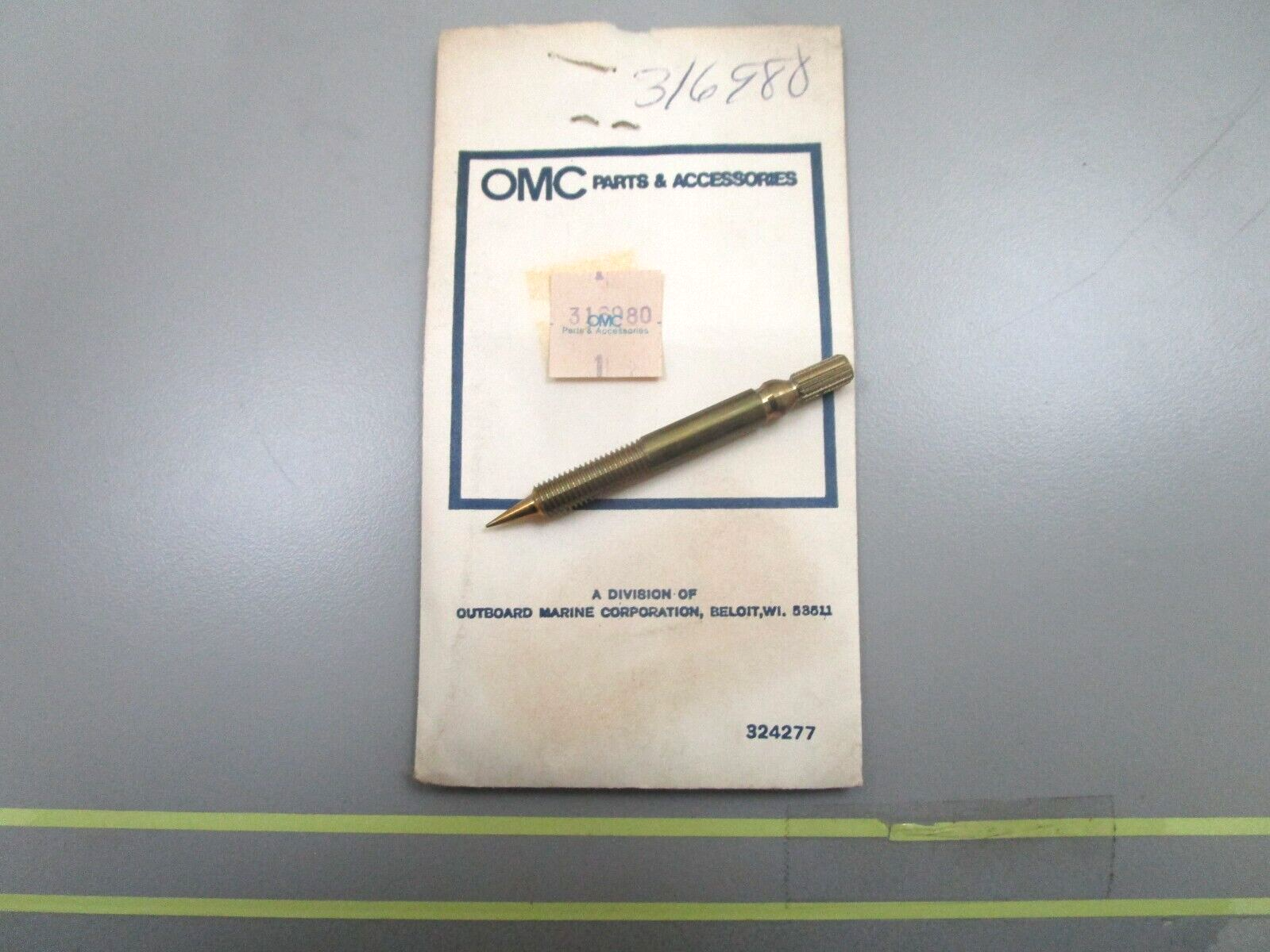 *NEW OEM* 0750 OMC Johnson Evinrude HI SPEED NEEDLE VALVE 316980 0316980