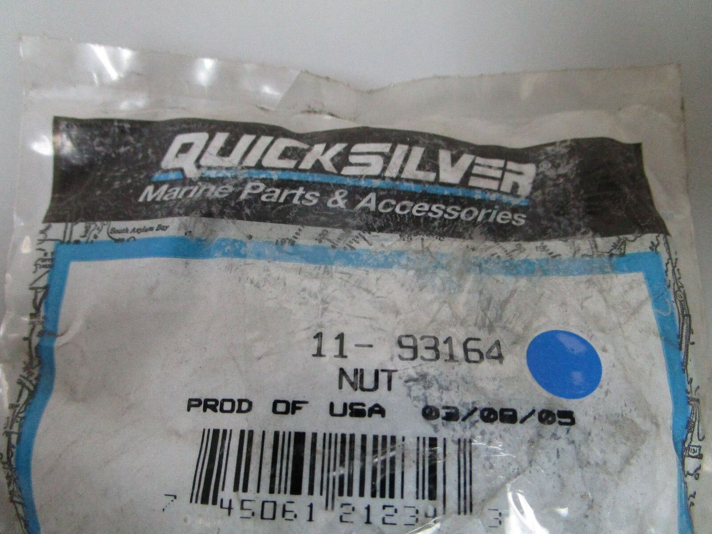 *NEW OEM* 0810 Mercury Quicksilver Nut 11-93164