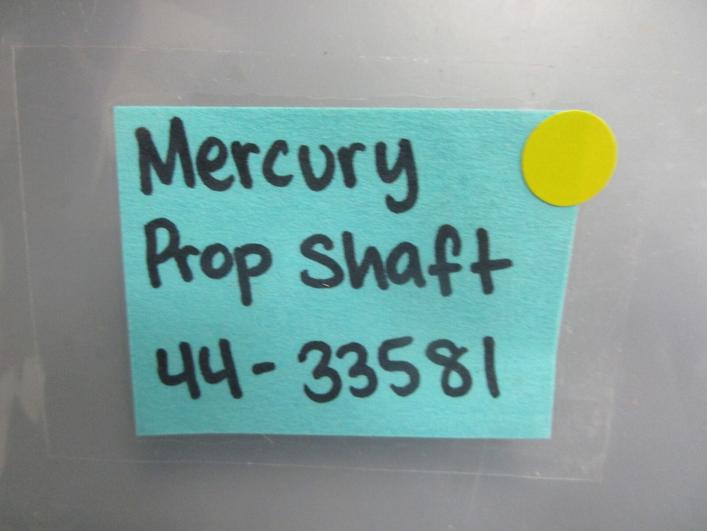 *NEW OEM* 0810 Mercury Quicksilver Propeller Shaft 44-33581