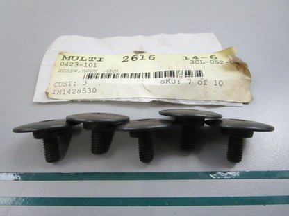 Arctic Cat NEW OEM Body Screw 6MM 0423-101 ATV NOS (LOT OF 5) 0810