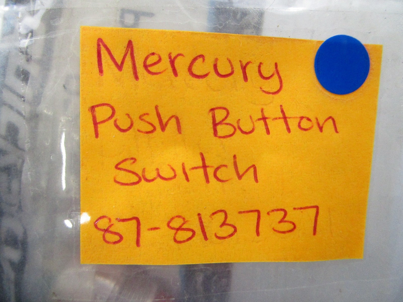 *NEW OEM* 0810 Mercury Quicksilver Push Button Switch 87-813737