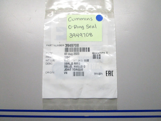 *NEW OEM* 0810 Cummins O-Ring Seal 3949708