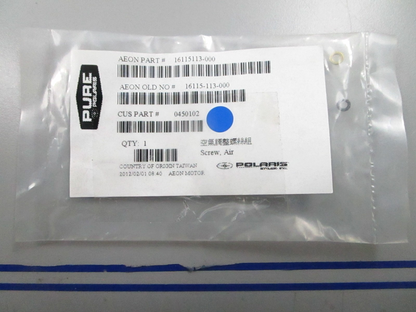 *NEW OEM* 0810 Polaris Air Screw 0450102