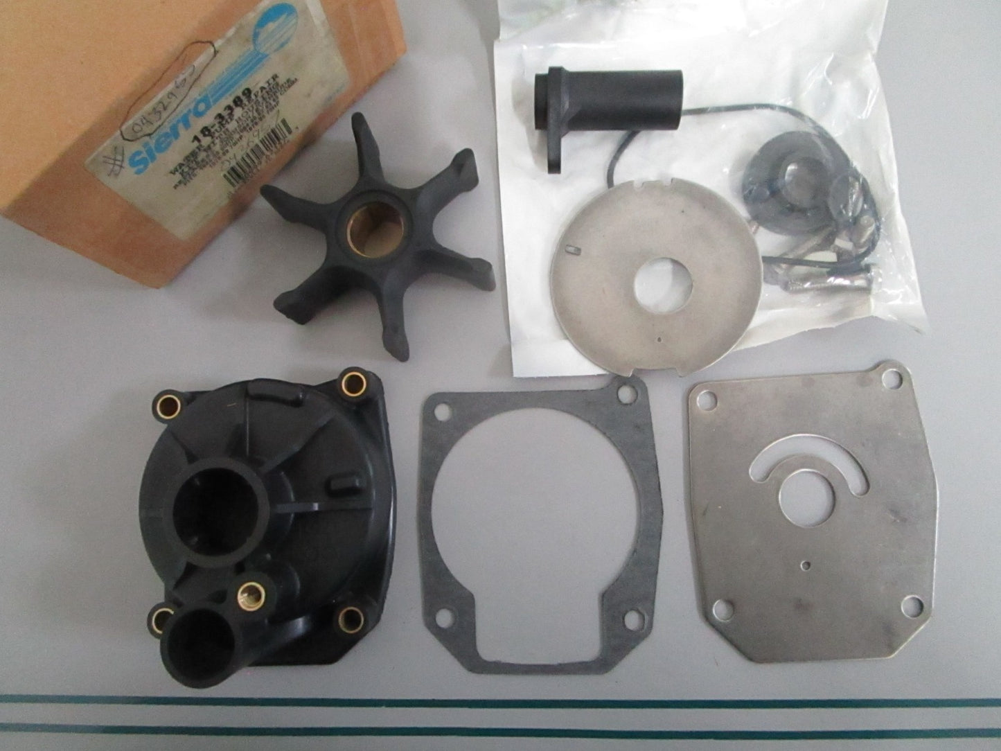 NEW 18-3389 Sierra Water Pump Repair Kit Rep: 432955 436957 438591 OMC 0820