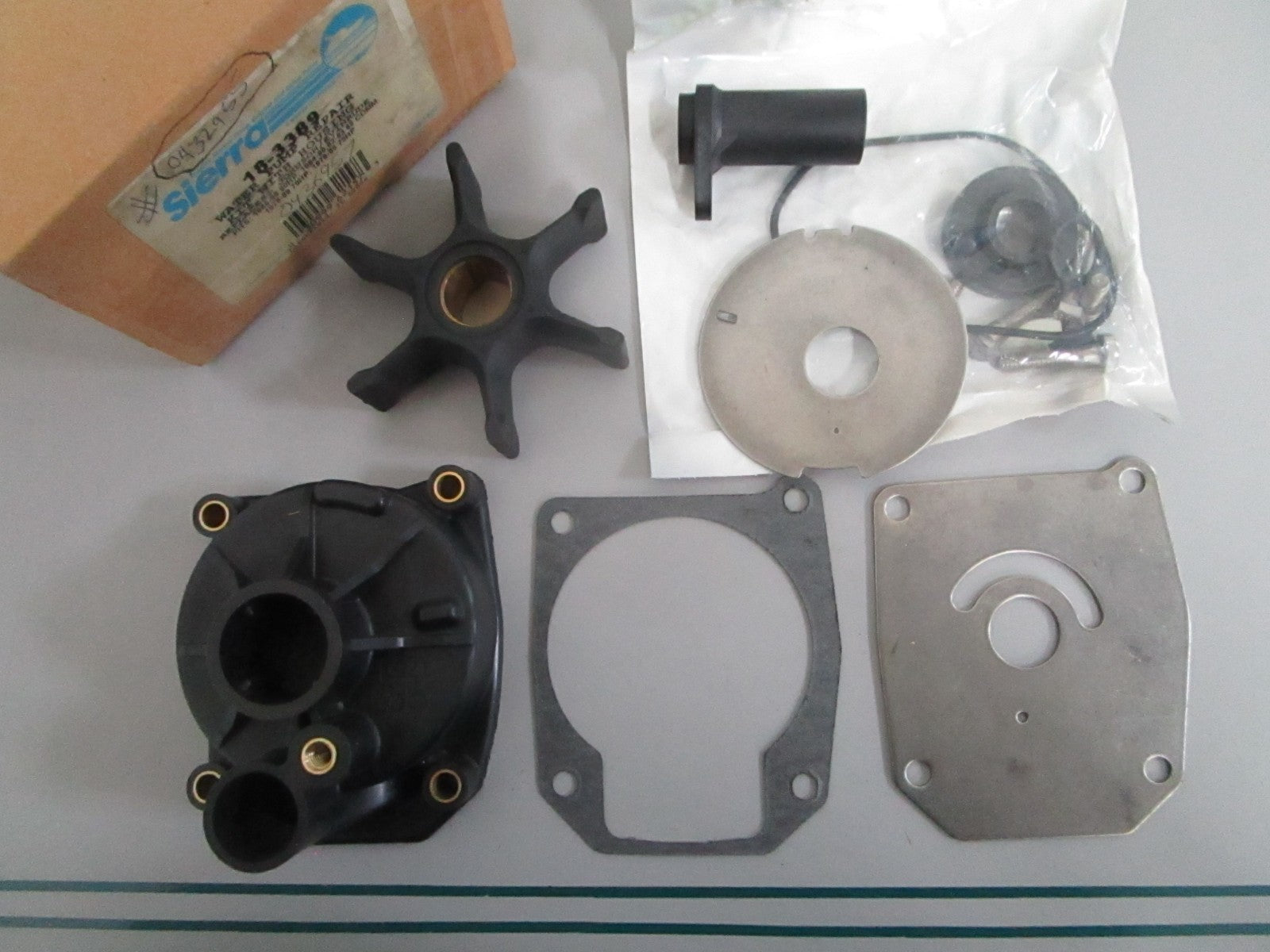 NEW 18-3389 Sierra Water Pump Repair Kit Rep: 432955 436957 438591 OMC 0820
