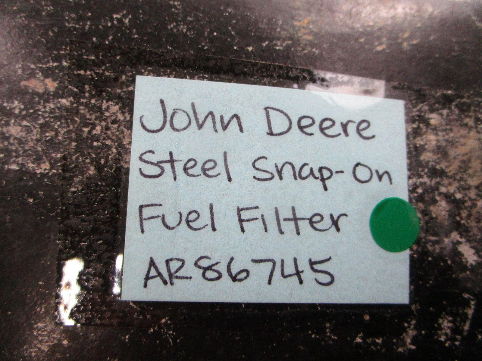 NEW OEM AR86745 John Deere Steel Snap-On Fuel Filter 0810