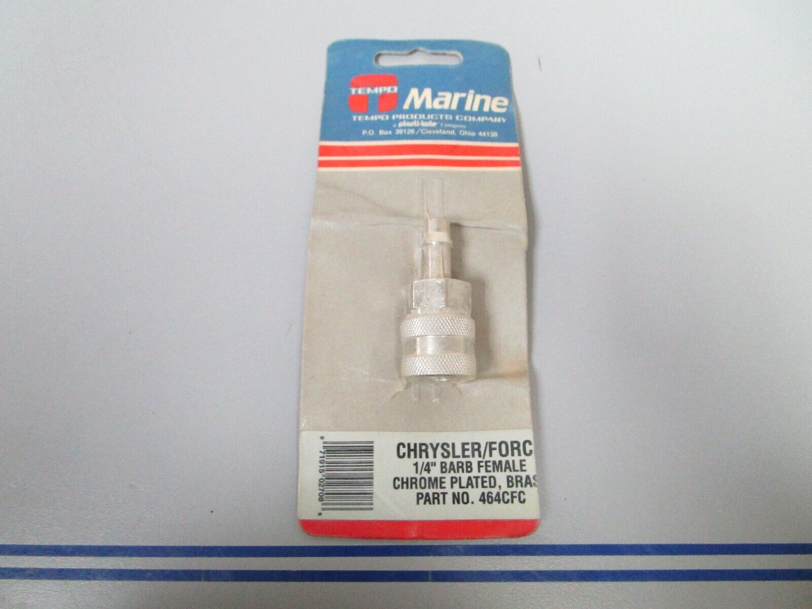 *NEW* 0810 Tempo 1/4" Barb Fuel Connector 464CFC