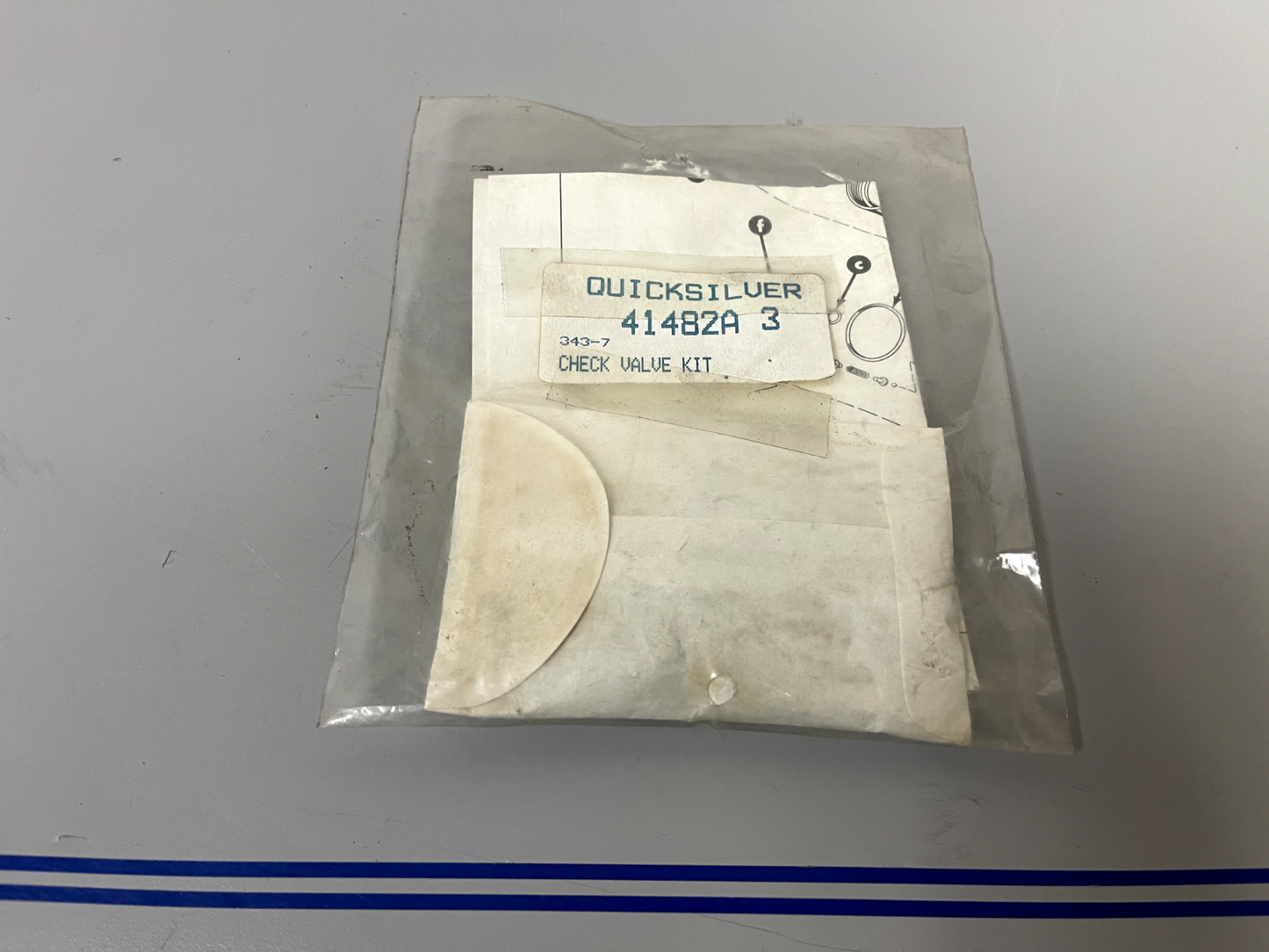 *NEW OEM* 0670 Mercury Quicksilver Check Valve Kit 41482A3 41482 A3