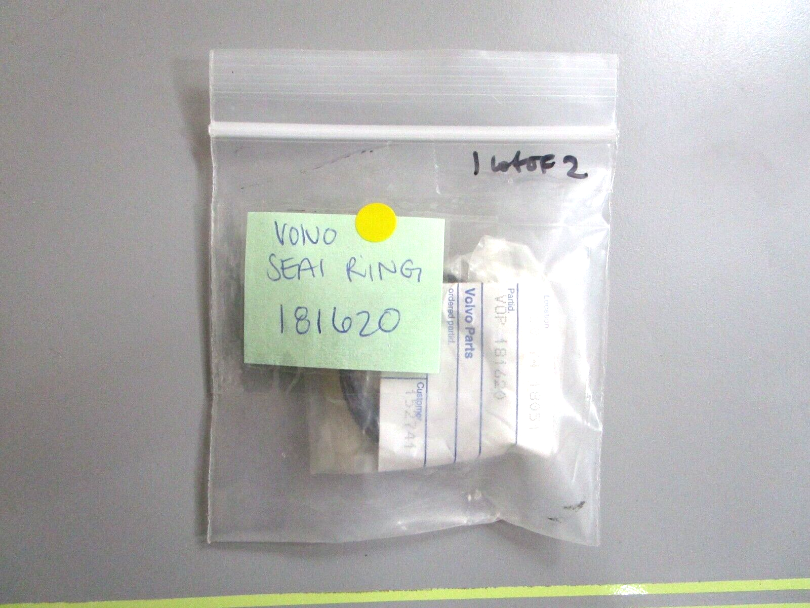 *NEW OEM* (LOT OF 2) 0750 Volvo Penta SEAL RING 181620