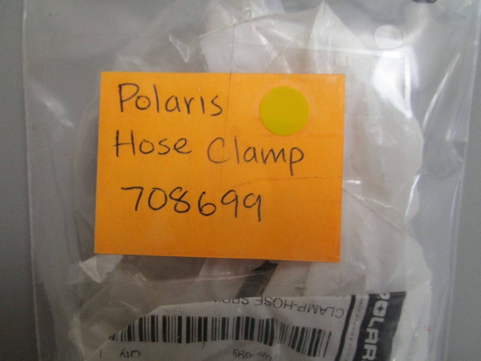 *NEW* (LOT OF 2) 0750 Polaris HOSE CLAMP 708699