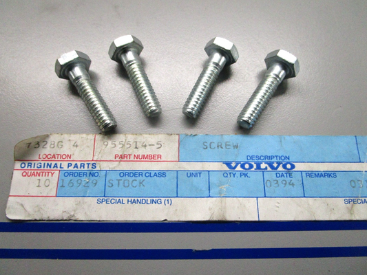*NEW OEM* (LOT OF 4) 0810 Volvo Penta Screw 955514