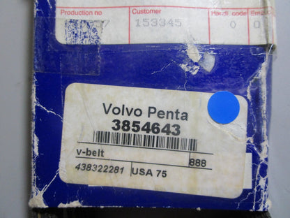 *NEW OEM* 0720 Volvo Penta V-Belt 3854643