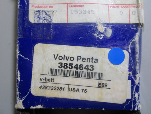 *NEW OEM* 0720 Volvo Penta V-Belt 3854643