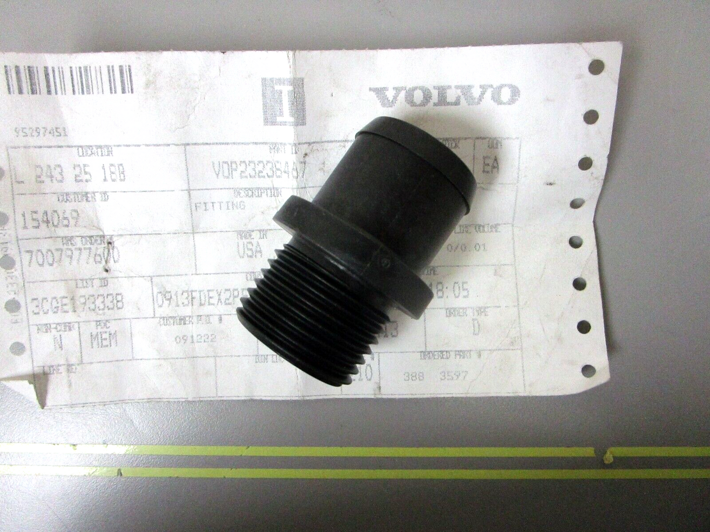 *NEW OEM* 0720 Volvo Penta Fitting 23238467