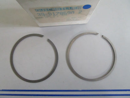 *NEW OEM* 0820 Mercury Quicksilver 2 Piston Ring Set 39-817869A2