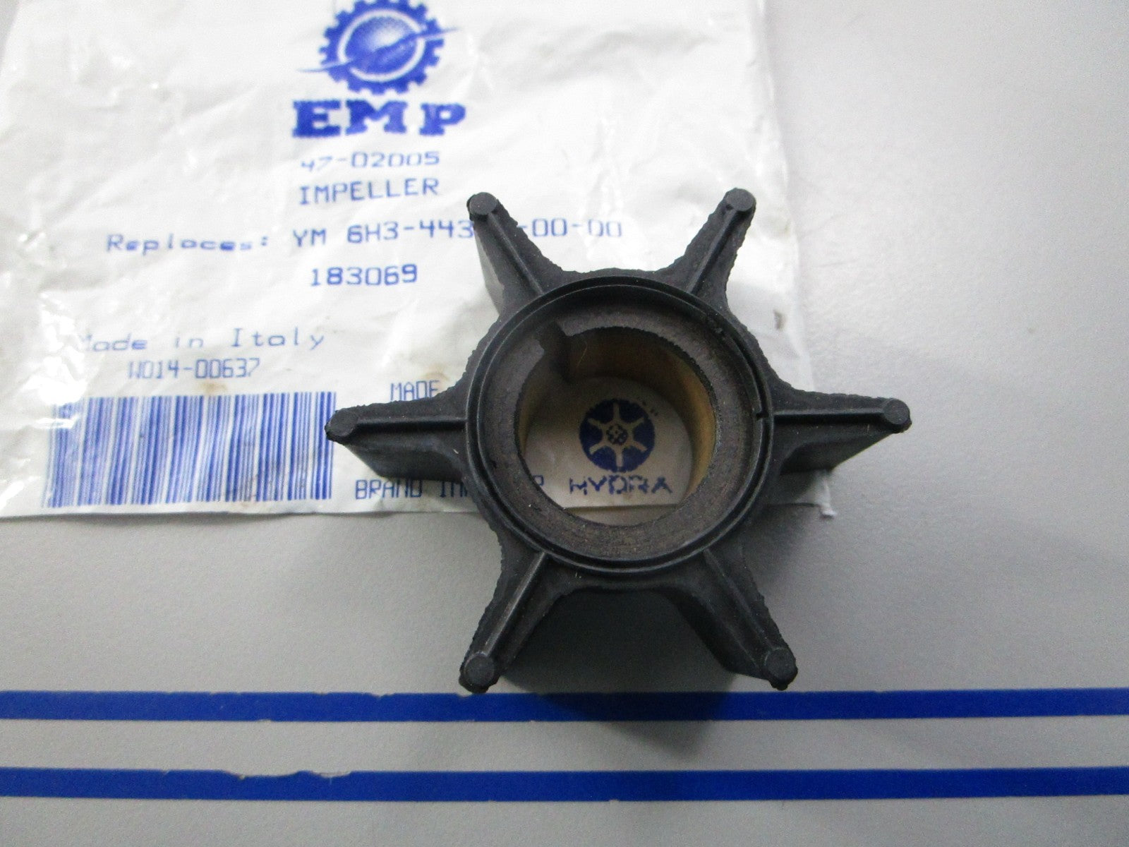 NEW 47-02005 Replaces: Yamaha 6H3-44352-00-00 EMP Impeller 0810