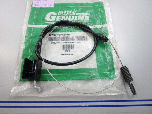 NEW 946-04236 MTD Auger Clutch Cable 0810