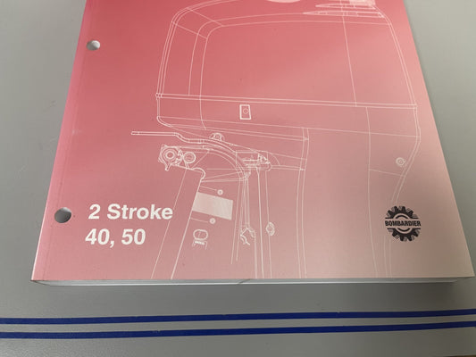 *NEW OEM* 0670 OMC Johnson Evinrude Two Stroke 40 50 HP Service Manual 5005640