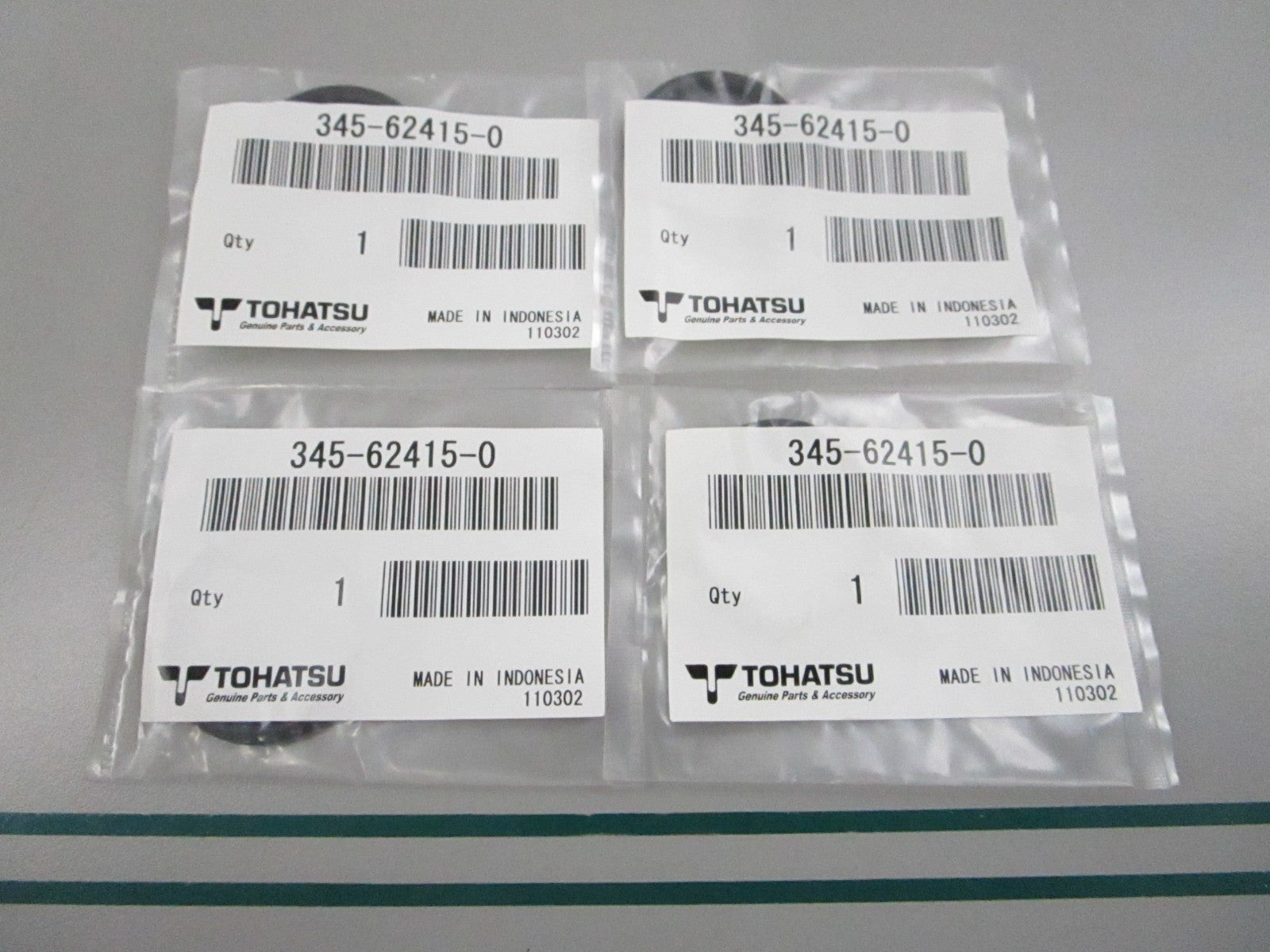 NEW OEM (LOT OF 4) 345-62415-0 345624150 Tohatsu O-Ring 0810