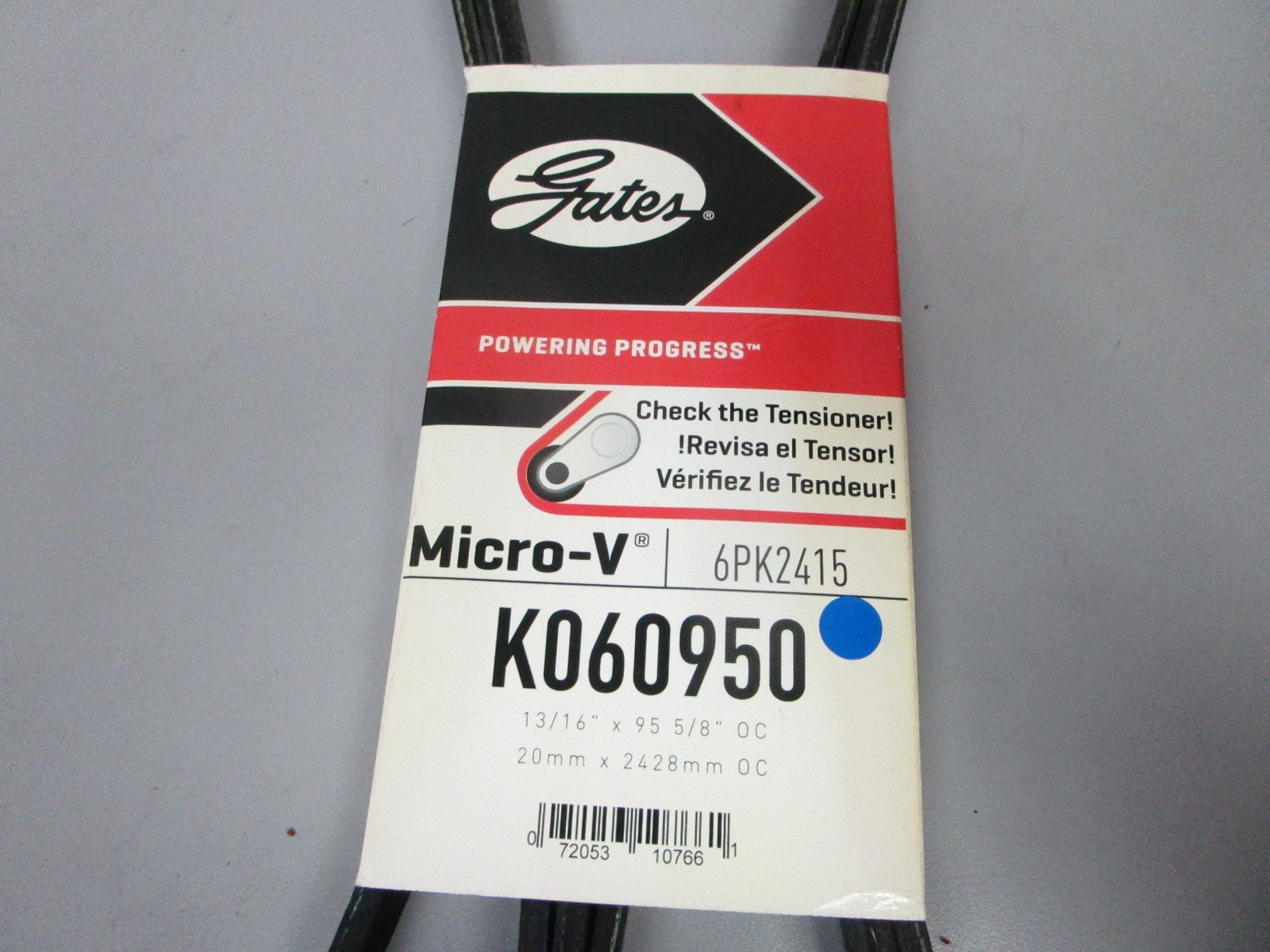 NEW K060950 Gates Micro-V 13/16" x 95 ⅝" Serpentine Belt 0720