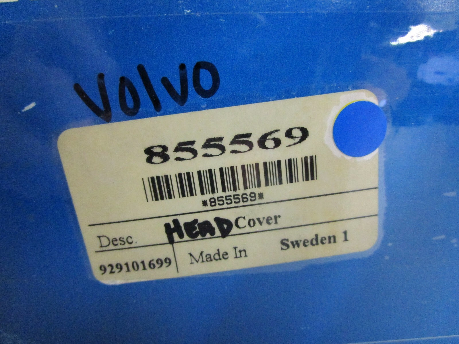 *NEW OEM* 0820 Volvo Penta Head Cover 855569